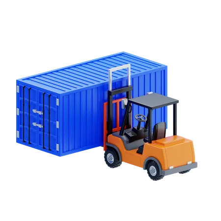 Cargo Handling  3D Icon