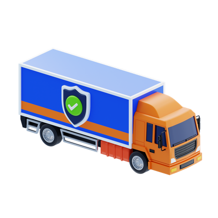 Cargo Insurance  3D Icon