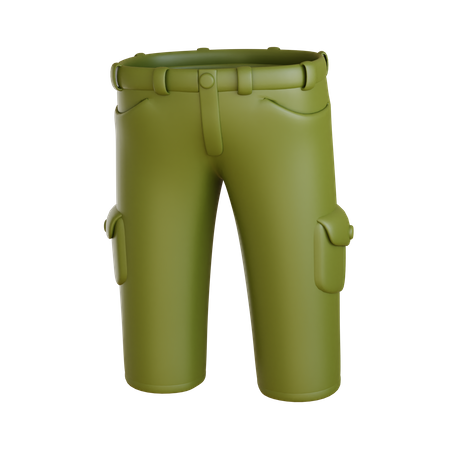 Cargo Pants  3D Icon