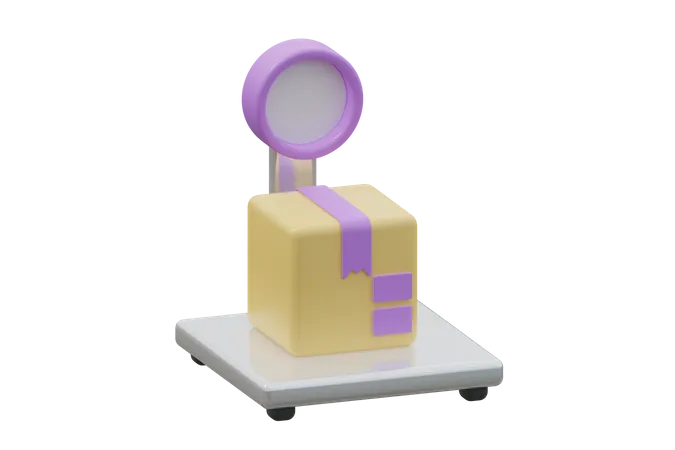 Cargo Scale  3D Icon