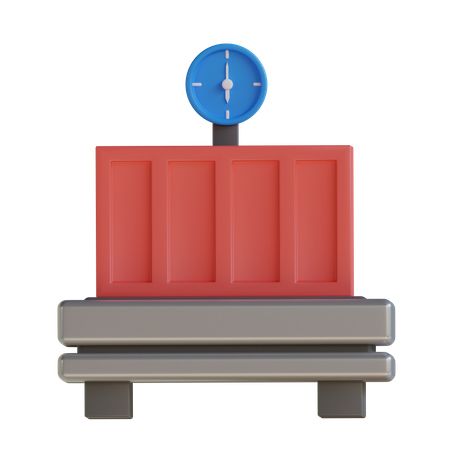 Cargo Scale  3D Icon