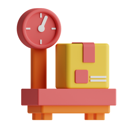 Cargo Scale  3D Icon