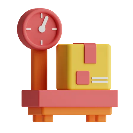 Cargo Scale  3D Icon