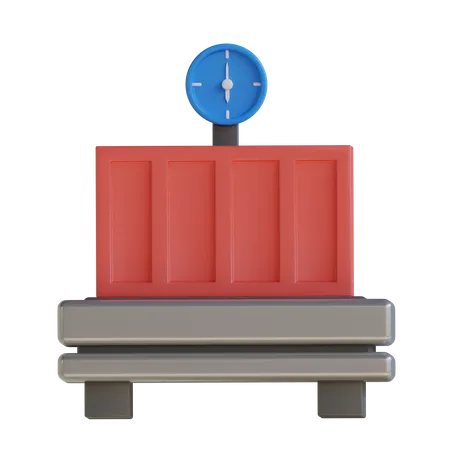 Cargo Scale 3D Icon