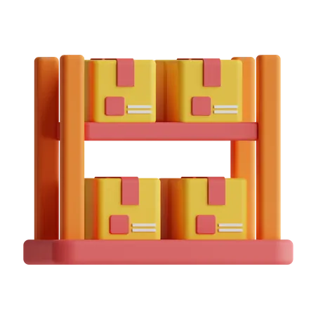 Cargo Shelf  3D Icon