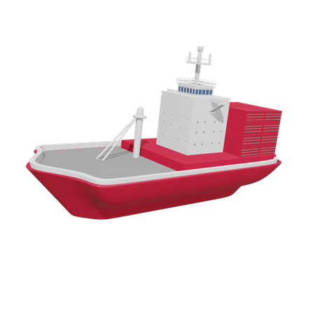 Cargo Ship  3D Icon