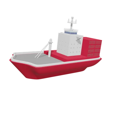 Cargo Ship  3D Icon