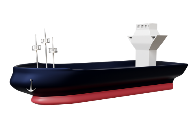 Cargo Ship  3D Icon