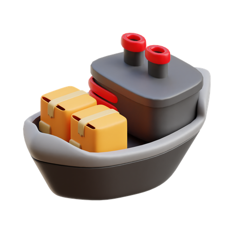 Cargo Shipping  3D Icon