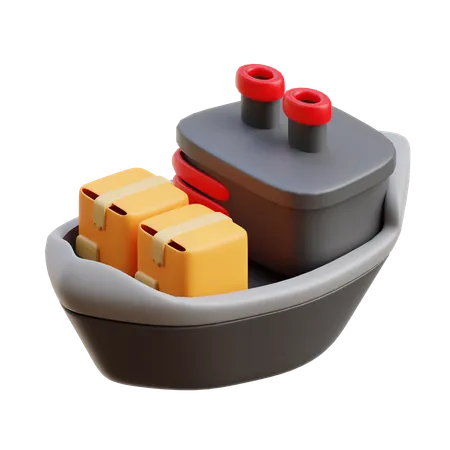 Cargo Shipping  3D Icon