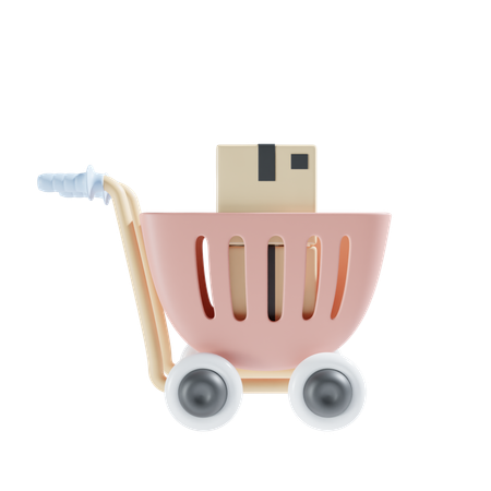 Cargo Shopping  3D Icon