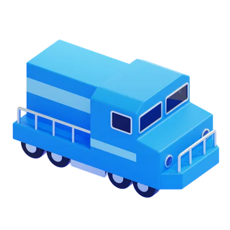 Cargo Train  3D Icon