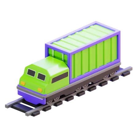 CARGO TRAIN  3D Icon