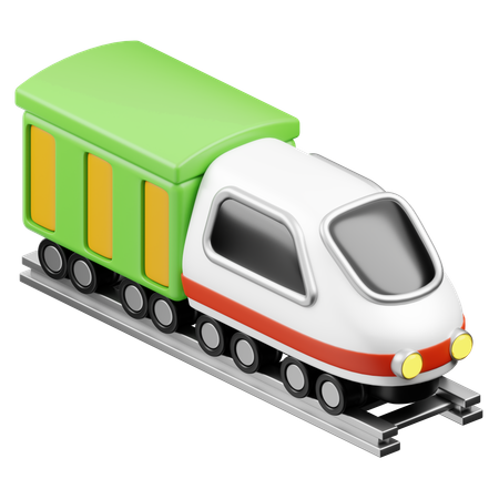 Cargo Train Delivery  3D Icon