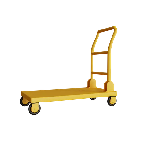 Cargo Trolley  3D Icon