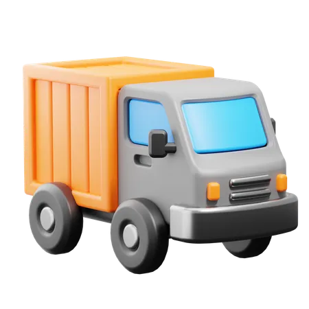 Cargo Truck  3D Icon