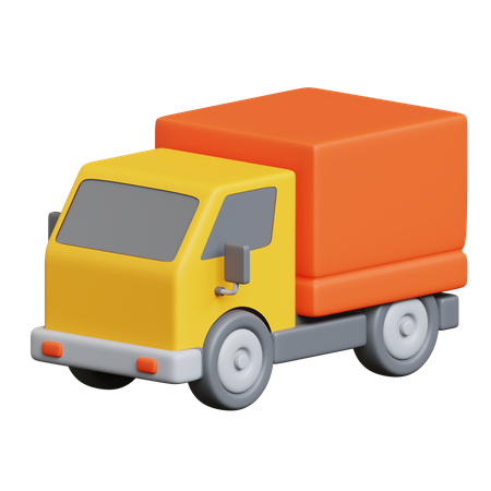 Cargo Truck  3D Icon