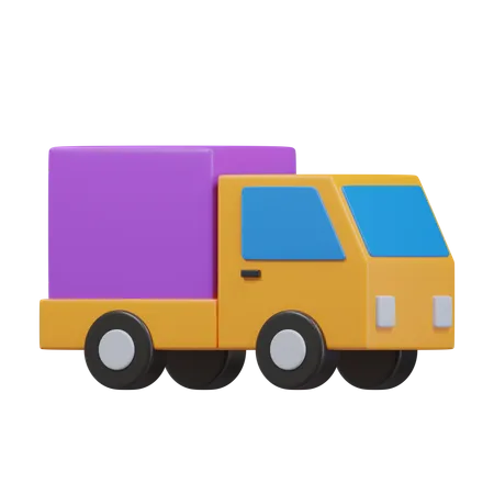 Cargo Truck  3D Icon