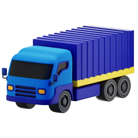 Cargo Truck  3D Icon