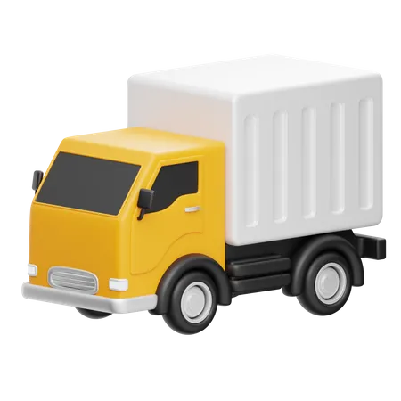 Cargo Truck  3D Icon