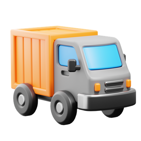 Cargo Truck  3D Icon