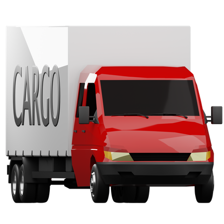 Cargo Truck  3D Icon