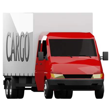 Cargo Truck  3D Icon