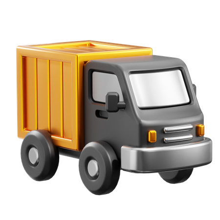 Cargo Truck  3D Icon