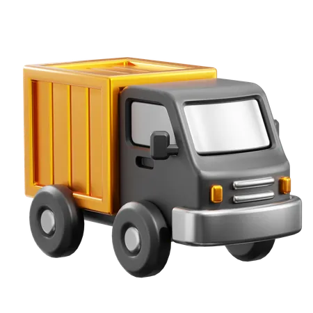 Cargo Truck  3D Icon