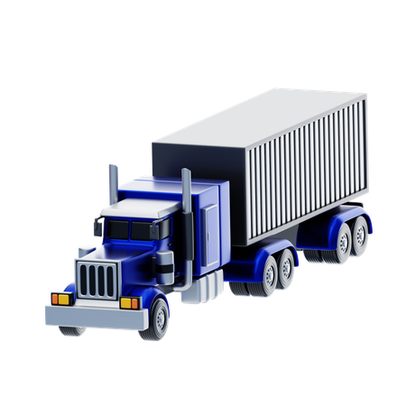 Cargo Truck  3D Icon