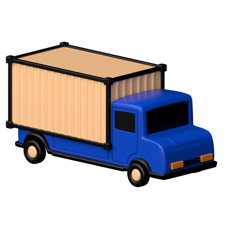 Cargo Truck  3D Icon