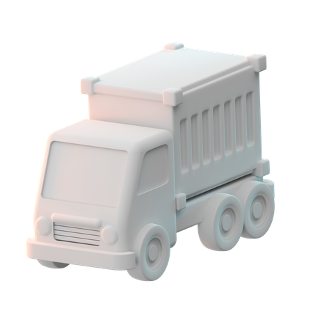 Cargo Truck  3D Icon