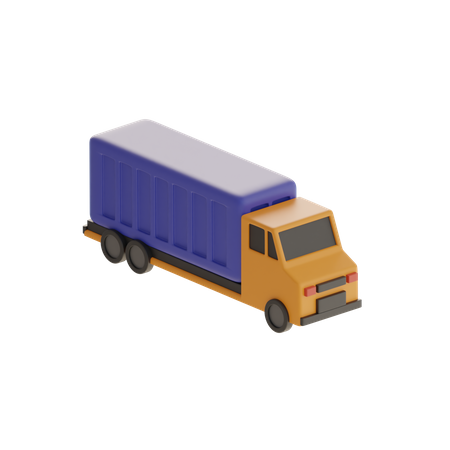Cargo Truck  3D Icon