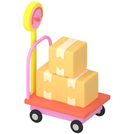 Cargo Weight Scale  3D Icon