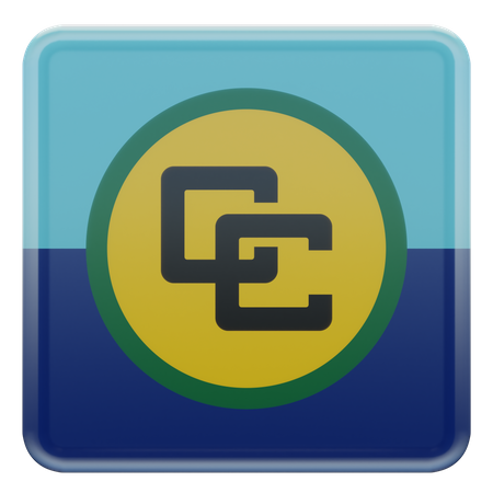 Caribbean Community Flag  3D Icon