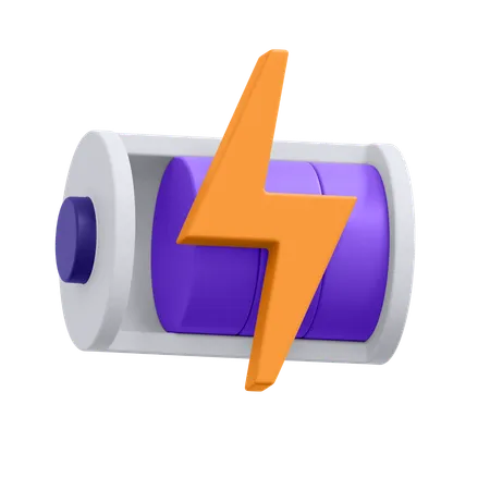 Batteria in carica  3D Icon