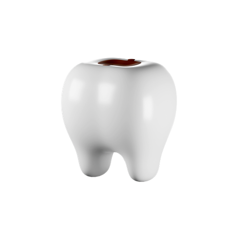 Cárie dentária  3D Icon