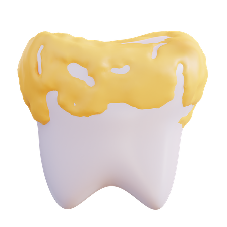 Cárie dentária  3D Icon