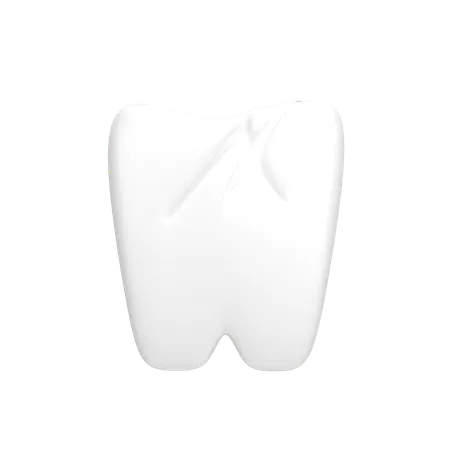 Dente com cárie  3D Icon