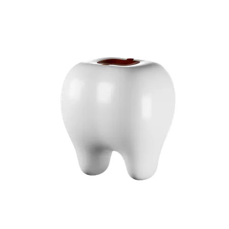 Caries dental  3D Icon