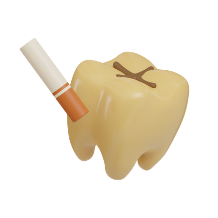 Caries dental  3D Icon