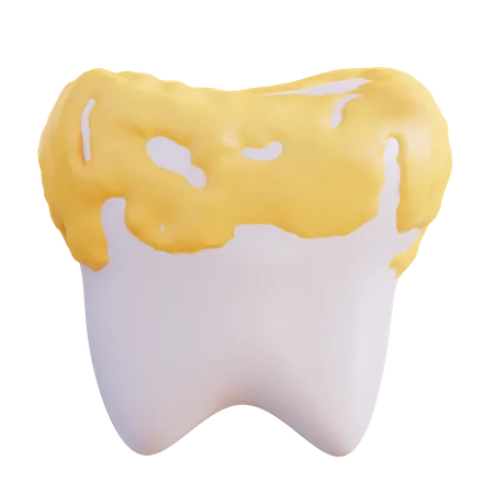 Caries dental  3D Icon