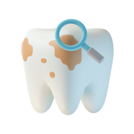 Caries Tooth 3D Icon