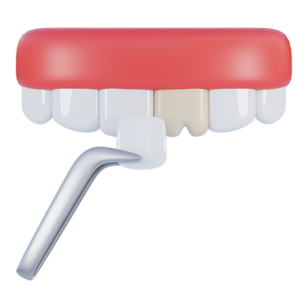 Carilla dental  3D Icon