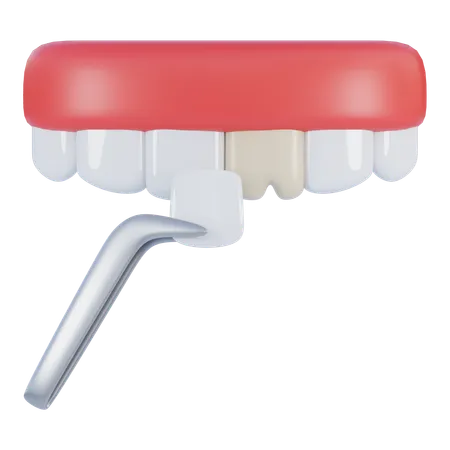 Carilla dental  3D Icon