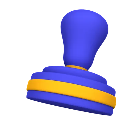 Carimbo  3D Icon