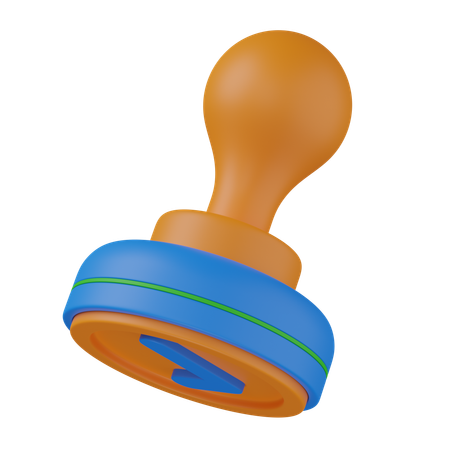 Carimbo  3D Icon