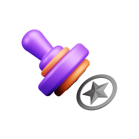 Carimbo  3D Icon