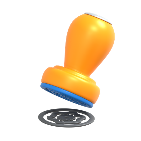 Carimbo  3D Icon