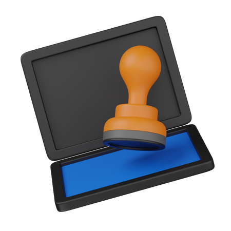 Carimbo  3D Icon